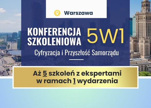 Bilety na  Konferencja szkoleniowa 5w1 - Cyfryzacja i Przyszłość Samorządu