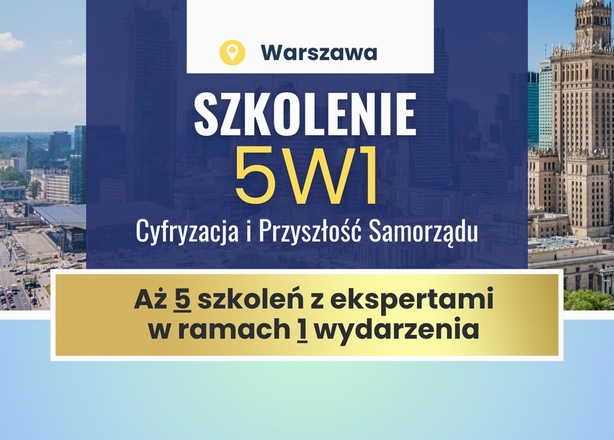 Bilety na  Szkolenie 5w1 - Cyfryzacja i Przyszłość Samorządu